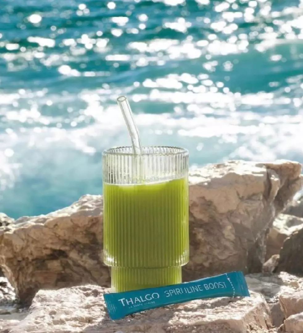 نوشیدنی سم زدا و انرژی بخش اسپیرولاین(spiruline boost energising detox shot)